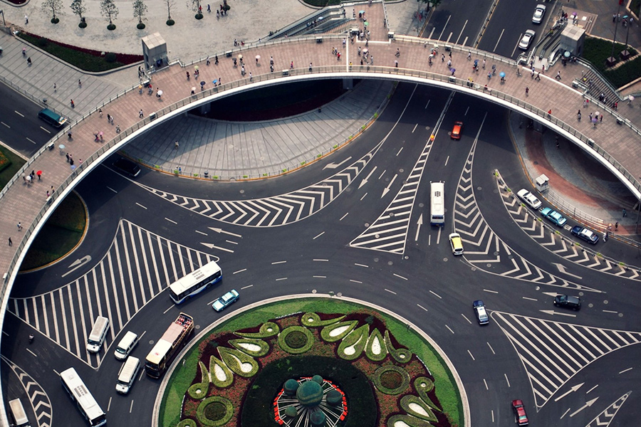 elevated walkway china