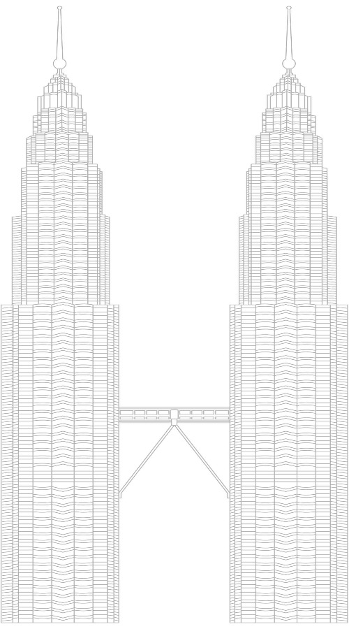 Petronas Twin Towers Hr Otis A big fan of the titanic and the history & life of the wtc twin towers 🚢 🏢🏢 drawing is my hobby. petronas twin towers hr otis